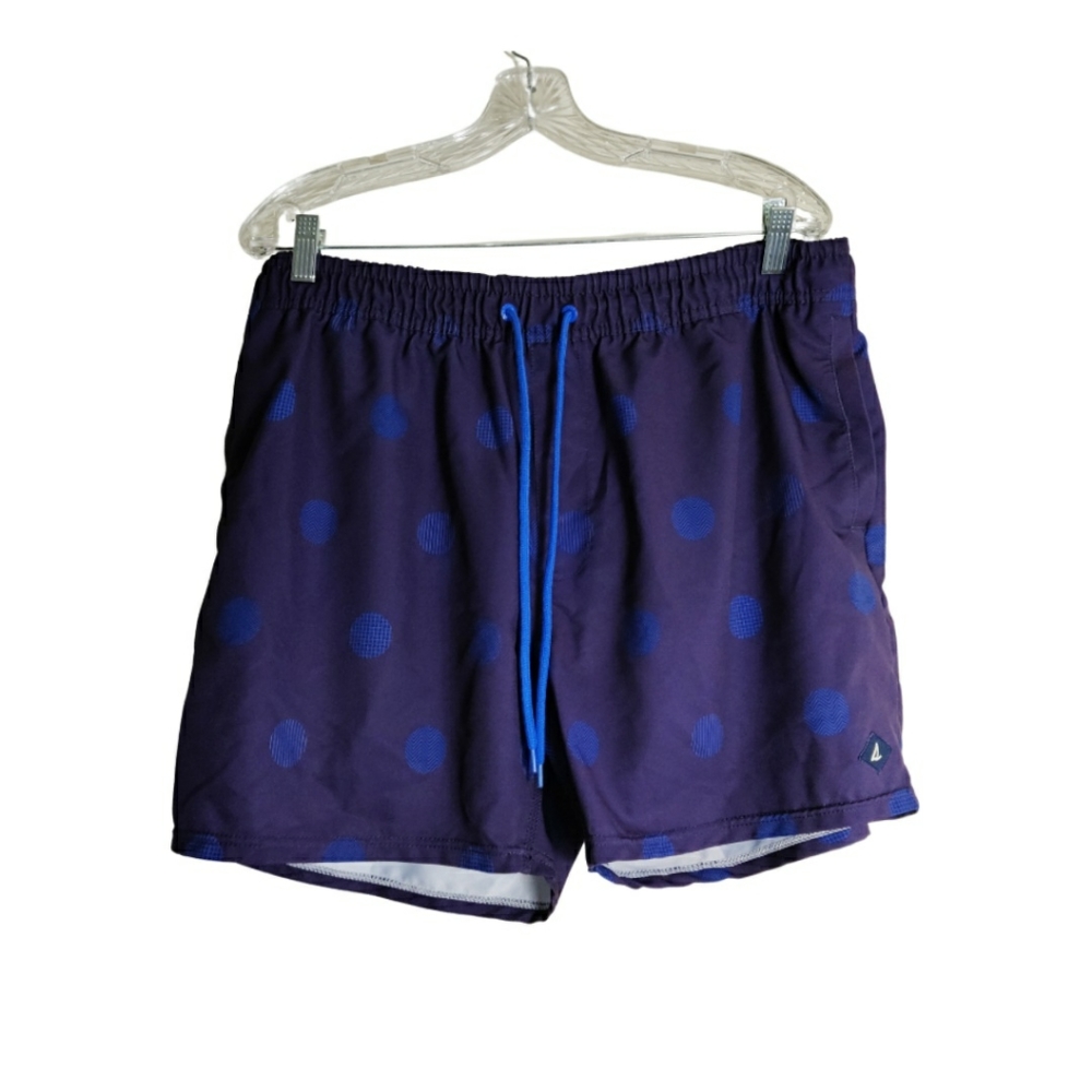 Sperry Purple Polka Men's Swim Shorts